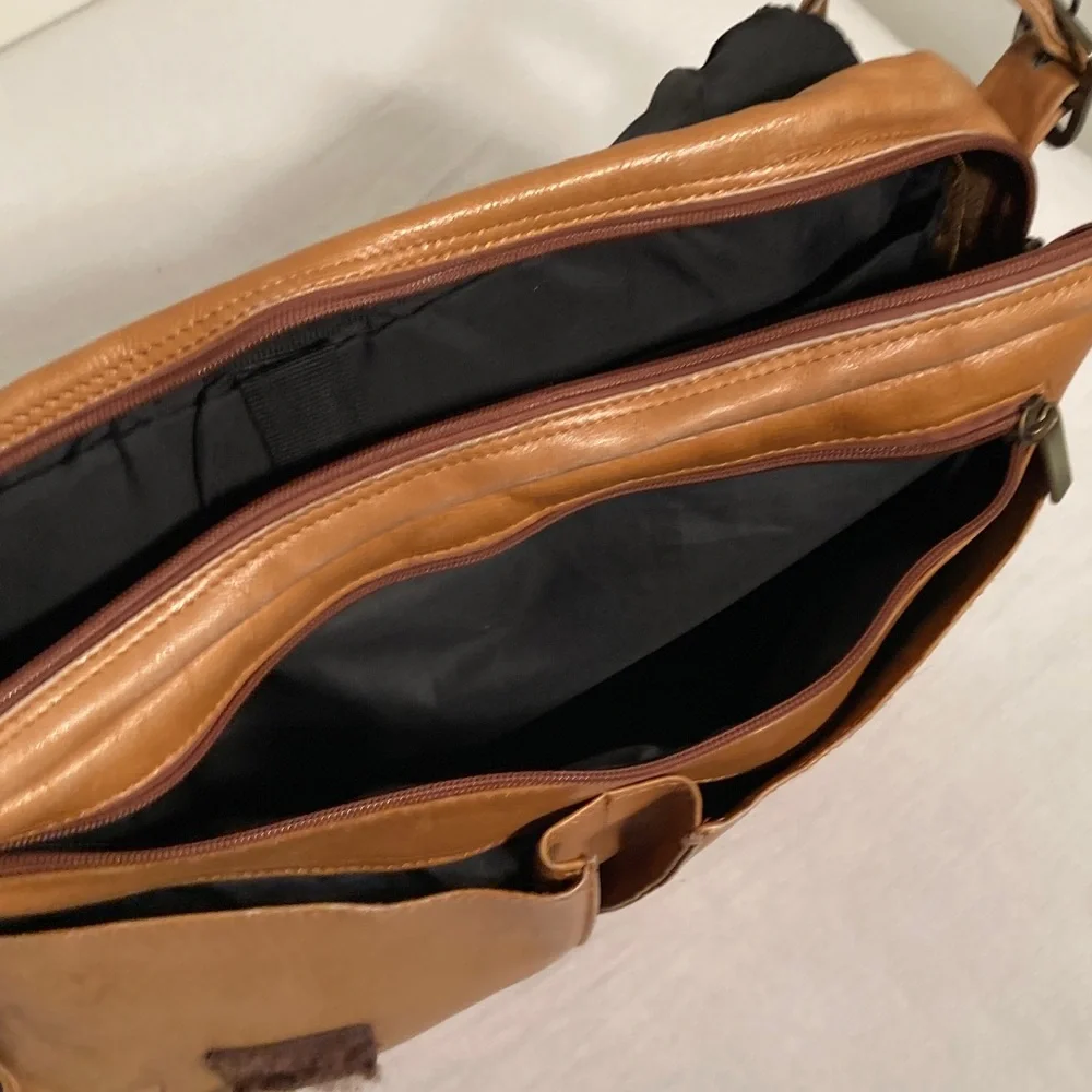 Red Sox Leather Messenger Bag vintage